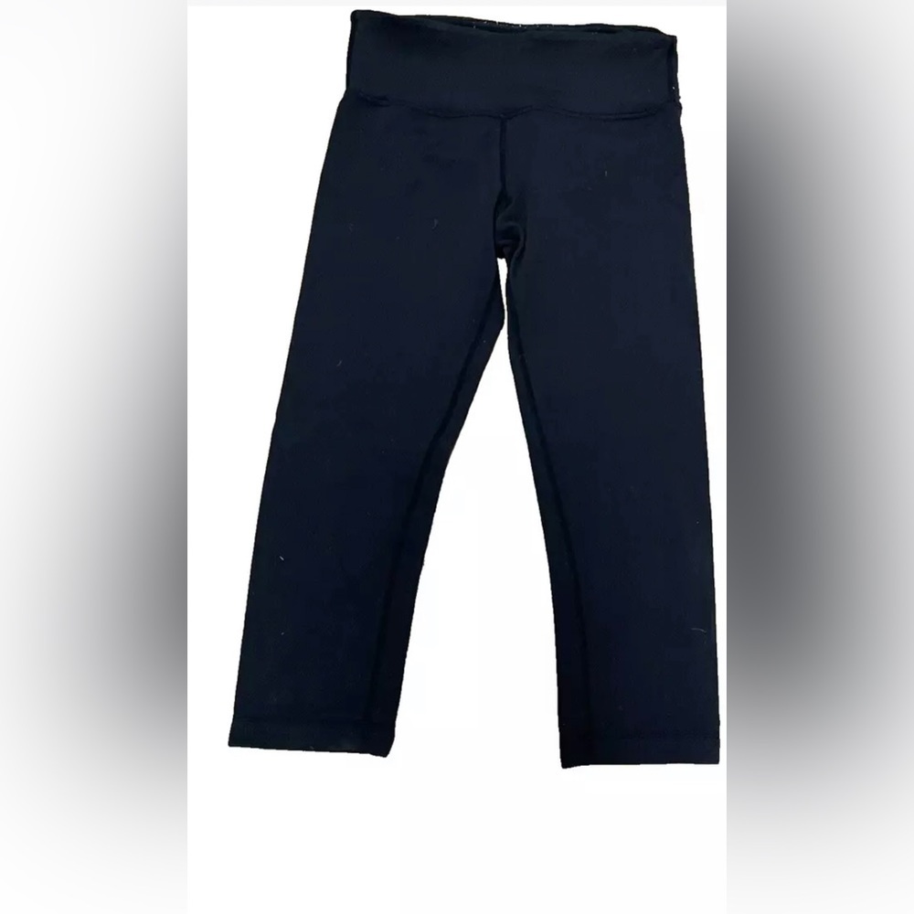 Lululemon Wunder Under Black Cropped Yoga Leggings Size 4 small‎ Pants